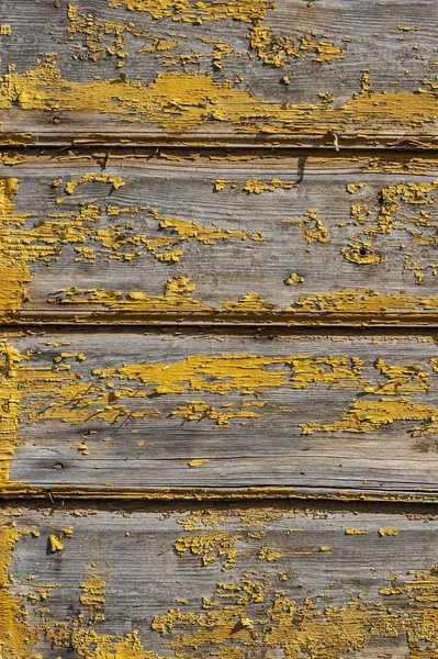 Holzwand mit abfallender Farbe — Stockfoto