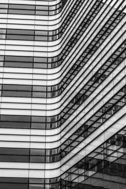 Modern binanın dış duvarları