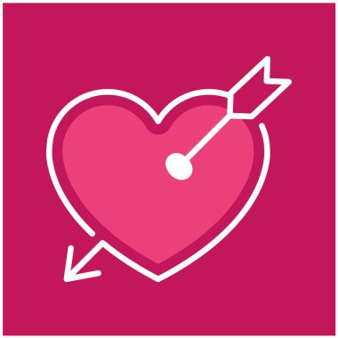 Kalp Vektörü Simgesi