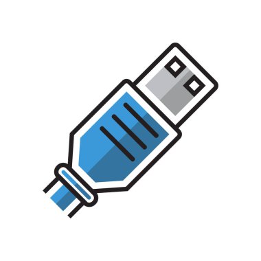 bilgisayar donanımları kutsal kişilerin resmi, vektör çizim