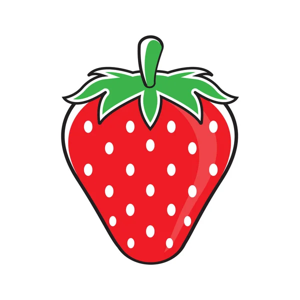 Icono de fruta - ilustración vectorial — Vector de stock