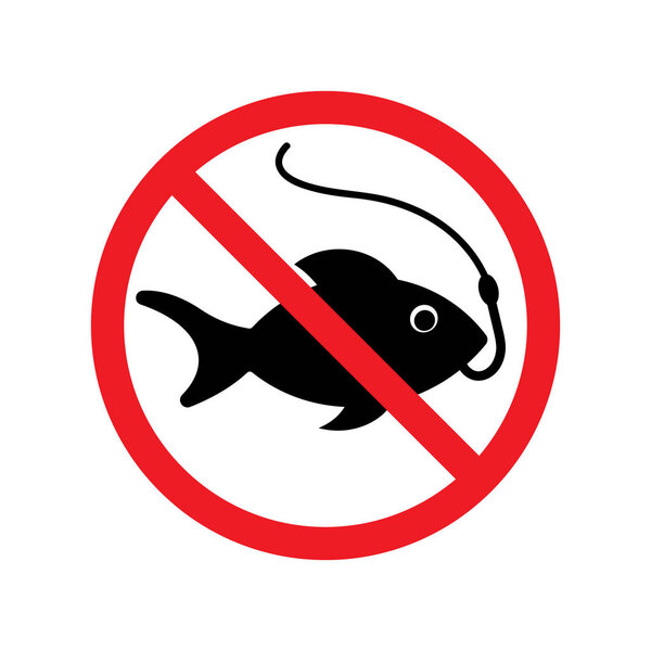 Знак рыбалка запрещена картинки