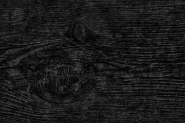Eski düğümlü ahşap çürümüş kırık ağartılmış ve lekeli kömür siyah Grunge doku yıpranmış