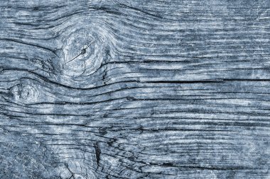 Eski düğümlü ahşap çürümüş kırık ağartılmış ve lekeli toz mavi doku yıpranmış