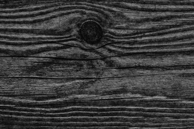 Düğümlü kaba ahşap siyah Grunge doku çürümüş yıpranmış eski kırık