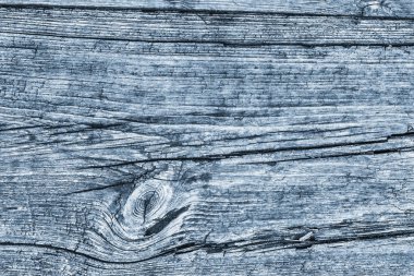 Düğümlü kaba ahşap toz mavi doku çürümüş yıpranmış eski kırık