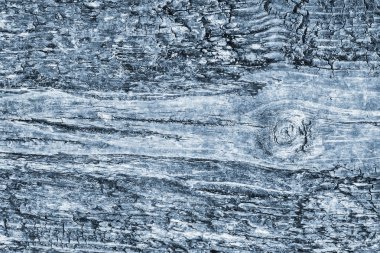 Düğümlü kaba ahşap toz mavi doku çürümüş yıpranmış eski kırık