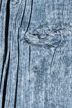 Düğümlü kaba ahşap toz mavi doku çürümüş yıpranmış eski kırık