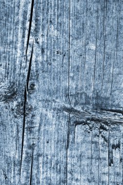 Düğümlü kaba ahşap toz mavi doku çürümüş yıpranmış eski kırık