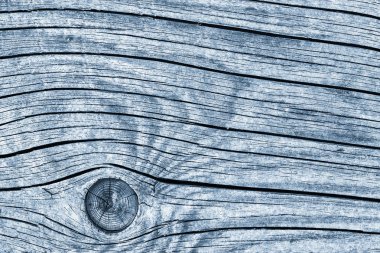 Düğümlü kaba ahşap toz mavi doku çürümüş yıpranmış eski kırık