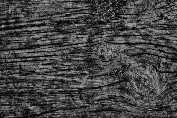 Düğümlü kaba ahşap siyah Grunge doku çürümüş yıpranmış eski kırık — Stok fotoğraf