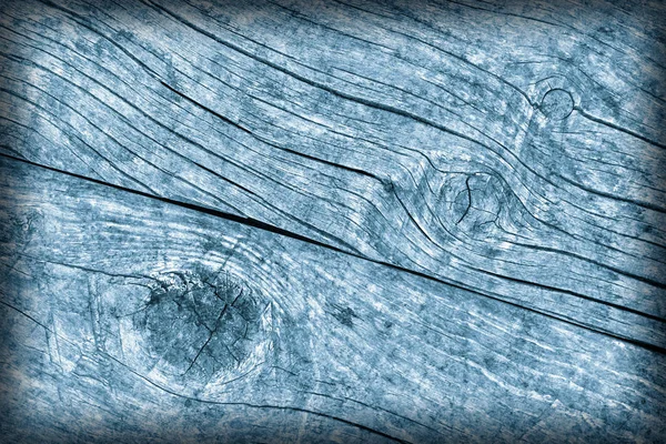 Старий замерзлий гнилий тріснутий порошок грубої деревини синій віньєтчаста текстура гранжевого — стокове фото
