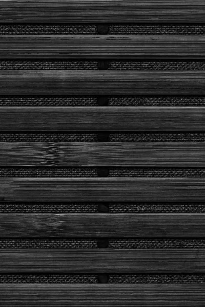 Podkładka bambusowa bielone i barwione czarny Grunge tekstury szczegółów — Zdjęcie stockowe