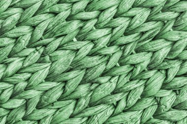 Rafya yer Mat ekstra kaba Kelly yeşil doku