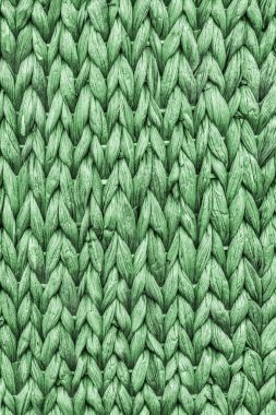 Rafya yer Mat ekstra kaba Kelly yeşil doku