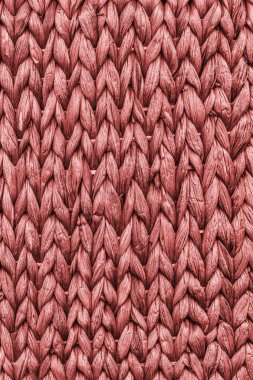 Rafya yer Mat ekstra kaba kestane rengi kırmızı Grunge doku