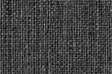 Çuval bezi tuval kaba siyah Grunge doku