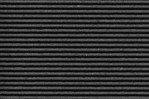 Recyklovaný černý vlnitý texturou pozadí hrubý Grunge Dřevovláknitá deska — Stock fotografie