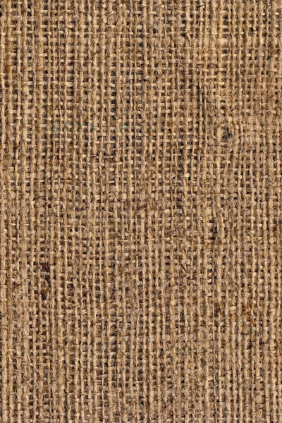 Säckväv Canvas naturlig brun grov Grunge konsistens — Stockfoto