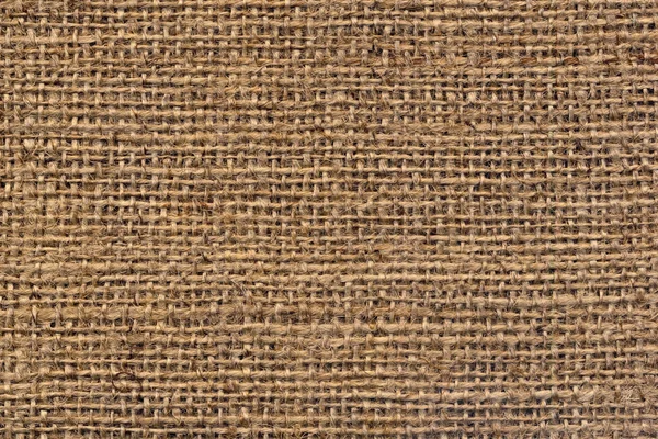 Zsákvászon vászon természetes barna durva Grunge textúra — Stock Fotó