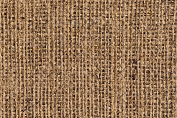 Jute doek natuurlijke bruine grof Grunge textuur — Stockfoto