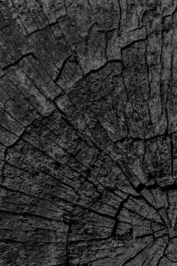 Eski kırık çürük güdük üst yüzey siyah Grunge doku yıpranmış