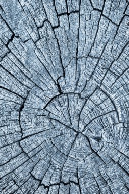 Eski kırık çürük güdük üst yüzey mavi Grunge doku yıpranmış