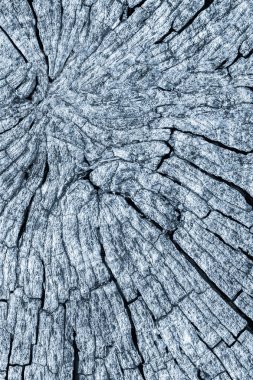 Eski kırık çürük güdük üst yüzey mavi Grunge doku yıpranmış