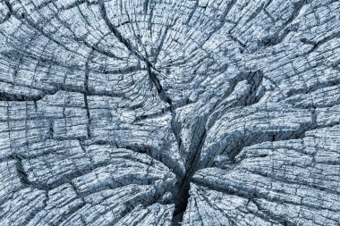 Eski kırık çürük güdük üst yüzey mavi Grunge doku yıpranmış