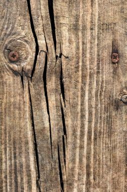Yıpranmış eski düğümlü çam ahşap döşemeler Grunge doku kırık
