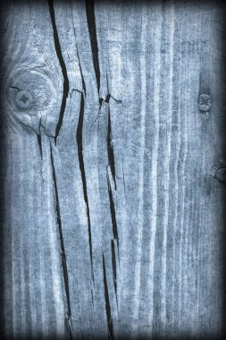 Yıpranmış eski düğümlü toz mavi çam ahşap döşemeler Grunge doku kırık