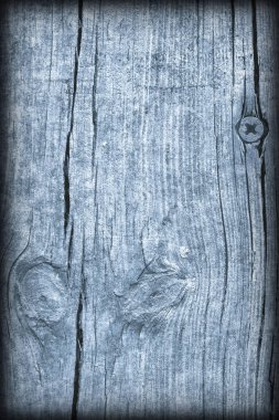 Yıpranmış eski düğümlü toz mavi çam ahşap döşemeler Grunge doku kırık