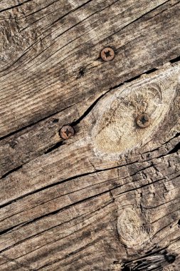 Yıpranmış eski düğümlü çam ahşap döşemeler Grunge doku kırık