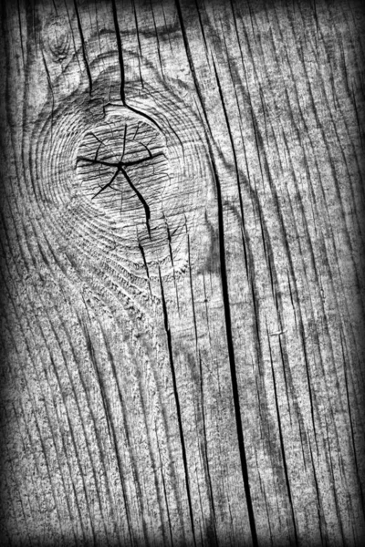 Velho Weathered rachado entalhado cinza pinho madeira floorboards vinheta Grunge textura — Fotografia de Stock
