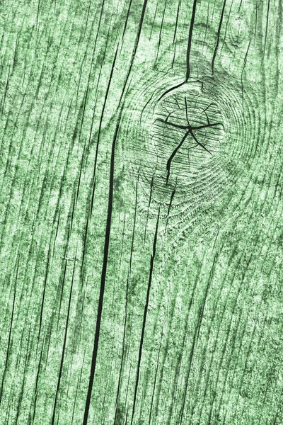 Yıpranmış eski düğümlü Kelly yeşil çam ahşap döşemeler Grunge doku kırık