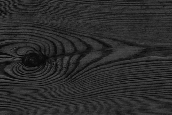 오래 된 매듭 검은 소나무 나무 보드 Grunge 텍스처 세부 사항 — 스톡 사진