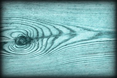 Eski düğümlü camgöbeği çam ahşap tahta Grunge doku detay Vignetted