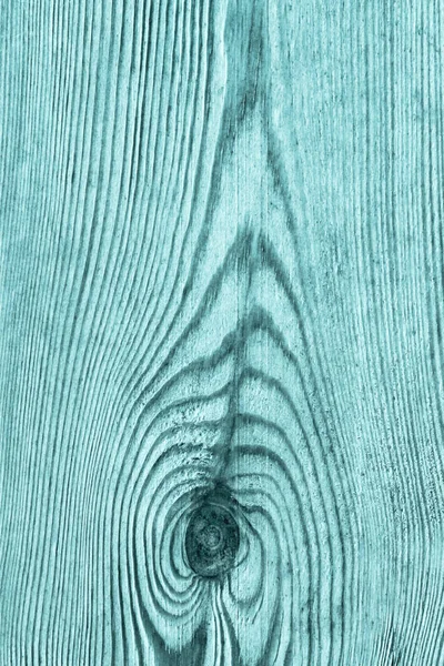Altes geknotetes Cyan Pine Board Grunge Textur Detail — Stockfoto