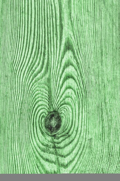 Old Knotted Green Pine Wood Board Grunge Texture Detail — Stock Photo, Image