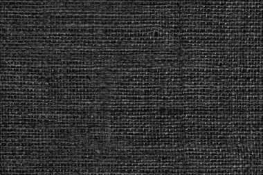 Siyah çuval bezi tuval kaba arka plan doku