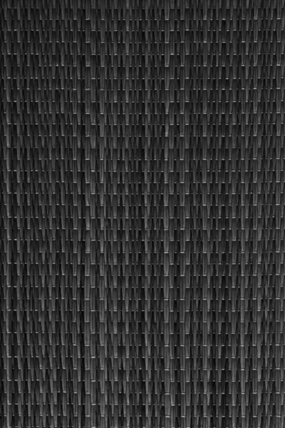 Tapis de place en paille tressée Texture grossière grunge rustique noire — Photo