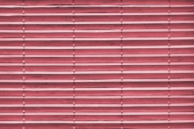 Titreşimli görüntü çıtalı bambu yer Mat kaba doku rustik pembe lekeli