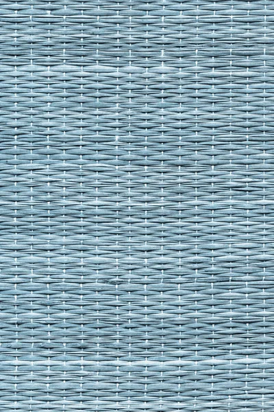 Niebieski farbowany plecione z przeplotem słomy miejsce Mat rustykalne grubej Grung — Zdjęcie stockowe