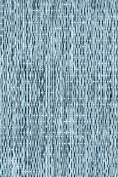 Blue Dyed Plaited Interlaced Straw Place Mat Rustic Coarse Grung — Stock Photo, Image