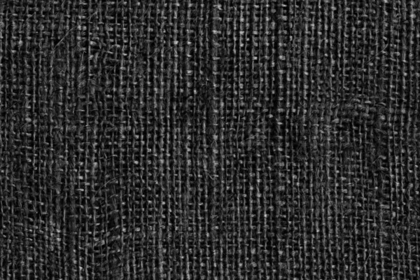 Textura de fondo de grunge de grano grueso de lona de arpillera negra de alta resolución —  Fotos de Stock