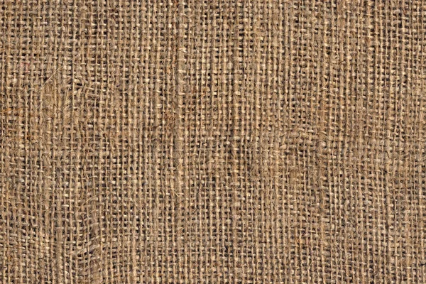 Υψηλής ανάλυσης φυσικό καφέ λινάτσα καμβά χονδροειδείς Grain Grunge υφή φόντου — Φωτογραφία Αρχείου