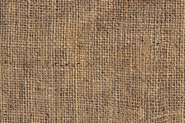 Hög upplösning Natural Brown Burlap Canvas grova korn Grunge bakgrund textur — Stockfoto