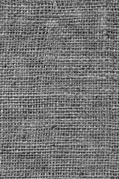 Cinza Burlap Canvas Grunge Grunge Grain Textura de fundo — Fotografia de Stock