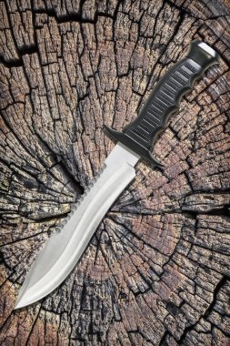 Sabit Blade Taktik Muharebe av hayatta kalma Sawback Bowie bıçak eski kırık güdük Vignette Grunge üst yüzeyi ayarla