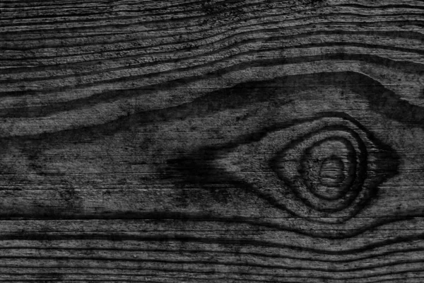 Velho Weathered podre rachado nó preto manchado e envernizado pranchas de madeira de pinheiro Flaky Grunge detalhe da textura — Fotografia de Stock